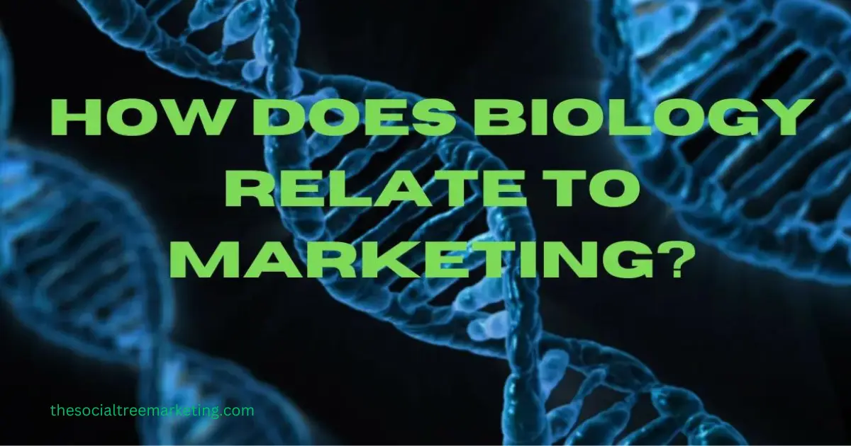 How does biology relate to marketing?